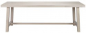 Spisebord \'Brooklyn\' 220x95cm - Hvidpigmenteret
