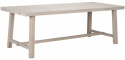 Spisebord \'Brooklyn\' 220x95cm - Hvidpigmenteret