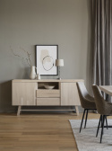 Skænk \'Brooklyn\' 160x45cm - Hvidpigmenteret