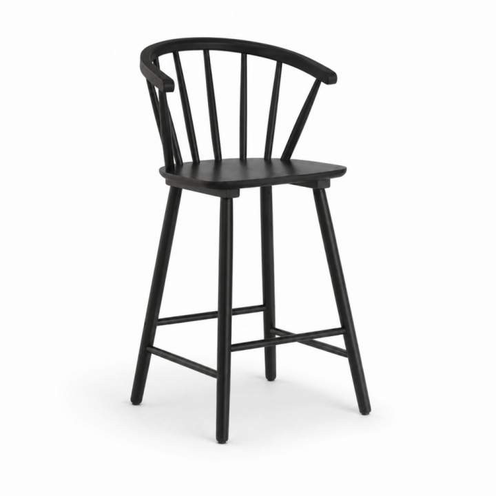 Barstol \'Astrid\' - Sort i gruppen Møbler / Sidde møbler / Barstole hos Reforma (1092B-black)