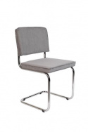 Stol \'Ridge Rib\' - Lysgrå