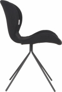 Stol \'Omg\' - Sammet/Sort