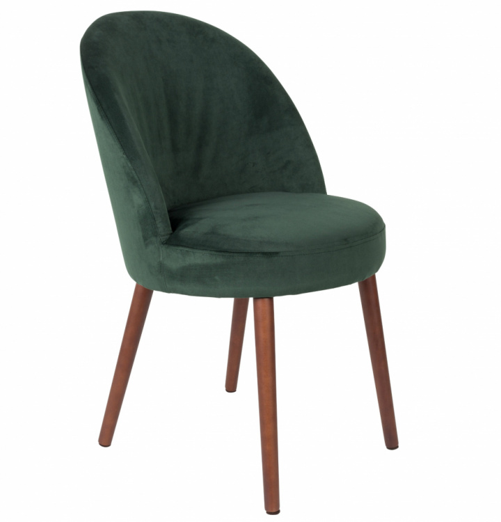 Spisestol \'Glad\' - Sammet/Grøn i gruppen Møbler / Sidde møbler / Stole hos Reforma (1100336)
