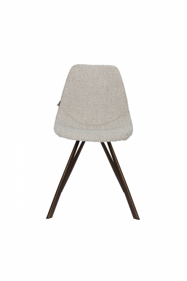 Stol \'Franky Bouclé\' - Beige i gruppen Møbler / Sidde møbler / Stole hos Reforma (1100608)