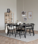 Spisebord \'Lotta\' 180x90cm - Sort