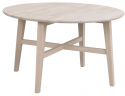 Sofabord \'Filippa\' Rund 90cm - Hvidpigmenteret eg