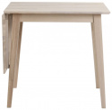 Spisebord \'Filippa\' 80x80cm - Hvidpigmenteret Eg