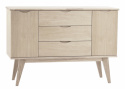 Skænk \'Filippa\' 122x85cm - Eg/Hvidpigmenteret