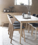 Skænk \'Filippa\' 122x85cm - Eg/Hvidpigmenteret