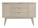 Skænk \'Filippa\' 122x85cm - Eg/Hvidpigmenteret