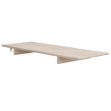 Tillægsplade \'Filippa\' 45x120cm - Hvidpigmenteret Eg 