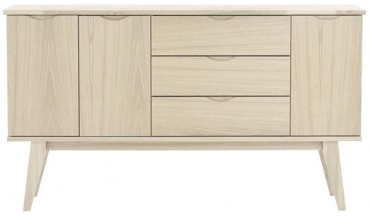 Skænk \'Filippa\' 150x85cm - Eg/Hvidpigmenteret i gruppen Møbler / Hylder & opbevaring / Sideboards hos Reforma (113786)