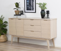 Skænk \'Filippa\' 150x85cm - Eg/Hvidpigmenteret