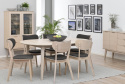Skænk \'Filippa\' 150x85cm - Eg/Hvidpigmenteret