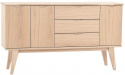 Skænk \'Filippa\' 150x85cm - Eg/Hvidpigmenteret