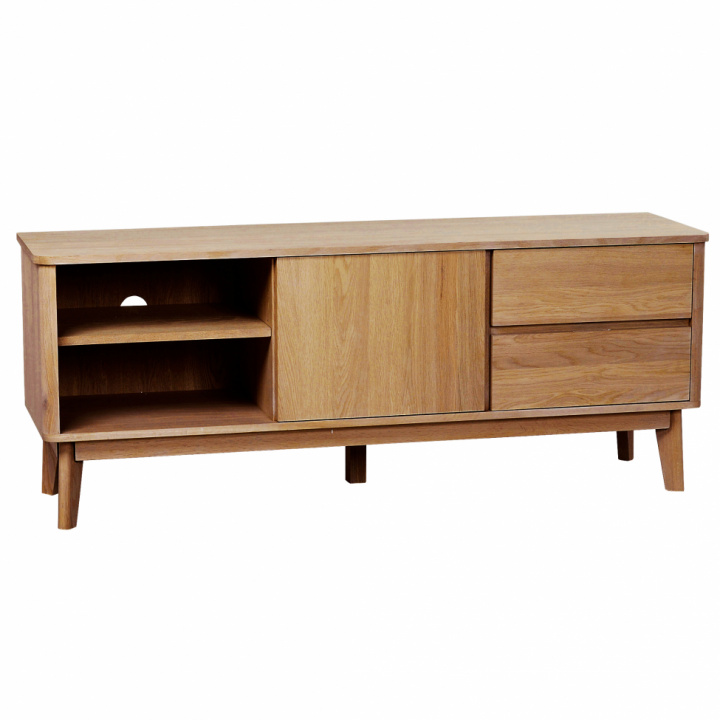 TV-bænk \'Yumi\' 152x42cm - Eg i gruppen Møbler / Hylder & opbevaring / TV-Bænke hos Reforma (116909)