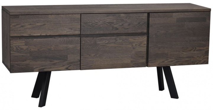 Skænk \'Fred\' - Brun/Sort i gruppen Møbler / Hylder & opbevaring / Sideboards hos Reforma (117431)