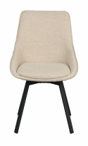 Stol \'Alison\' - Lysbeige/sort