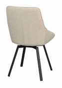 Stol \'Alison\' - Lysbeige/sort