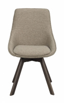 Stol \'Alison\' - Mørkbeige/Eg