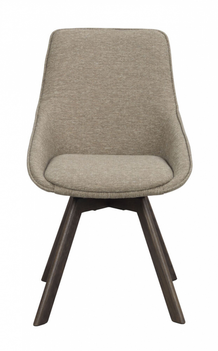 Stol \'Alison\' - Mørkbeige/Eg i gruppen Møbler / Sidde møbler / Stole hos Reforma (117866)