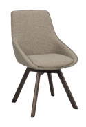 Stol \'Alison\' - Mørkbeige/Eg