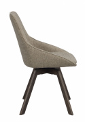 Stol \'Alison\' - Mørkbeige/Eg