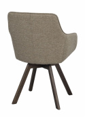 Karmstol \'Alison\' - Mørkbeige
