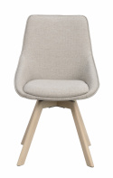 Stol \'Alison\' - Beige/hvidpigmenteret