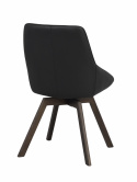 Stol \'Alison\' Læder - Sort/brun