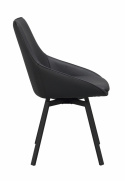 Stol \'Alison\' Læder - Sort