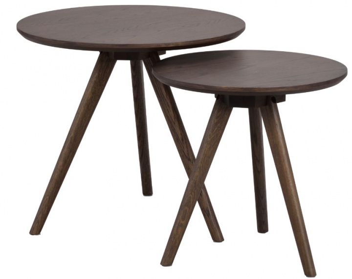 Sofabord \'Yumi\' 2 dele - Brun i gruppen Møbler / Bord / Sofabord hos Reforma (119215)