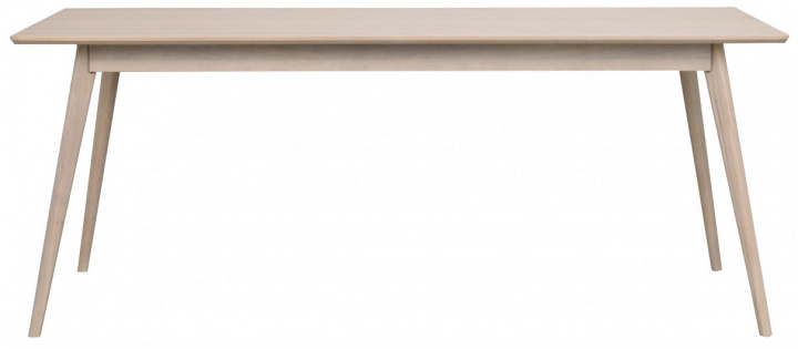 Spisebord \'Yumi\' 190x90cm - Hvidpigmenteret eg i gruppen Møbler / Bord / Spisebord hos Reforma (119220)