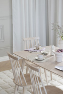 Spisebord \'Yumi\' 190x90cm - Hvidpigmenteret eg