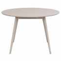 Spisebord \'Yumi\' Rundt 115cm - Hvidpigmenteret