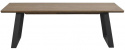 Sofabord \'Melville\' 140x65cm - Brun/Sort