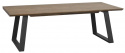 Sofabord \'Melville\' 140x65cm - Brun/Sort