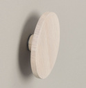Væghængt knap \'Milford\' 12cm - Hvidpigmenteret