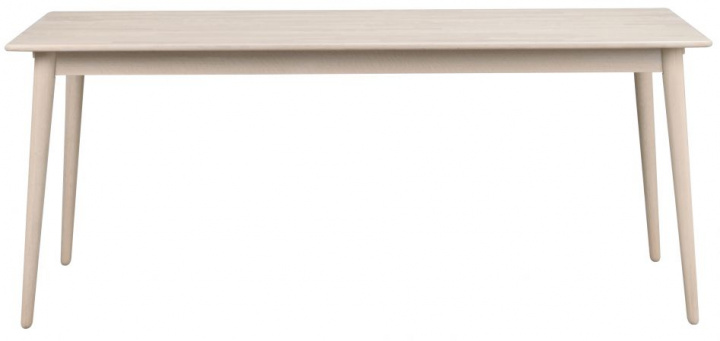 Spisebord \'Tyler\' 180x90cm - Hvidpigmenteret Eg i gruppen Møbler / Bord / Spisebord hos Reforma (119702)