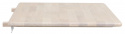 Tillægsplade \'Tyler\' 50x90cm - Hvidpigmenteret Eg
