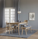 Spisebord \'Melfort\' 180x90cm - Eg