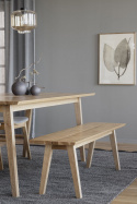 Bænk \'Melfort\' 144x38cm - Eg
