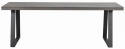 Spisebord \'Brooklyn\' 220x95cm - Mørkebrun/U-ben