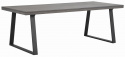 Spisebord \'Brooklyn\' 220x95cm - Mørkebrun/U-ben