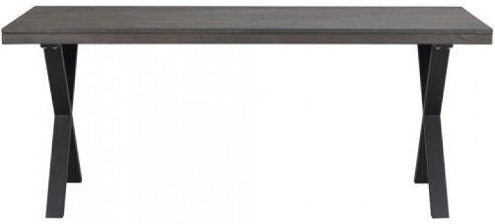 Spisebord \'Brooklyn\' 170x95cm - Mørkebrun/X-ben i gruppen Møbler / Bord / Spisebord hos Reforma (119837)