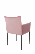 Lænestol \'Dion\' - Sammet/Rosa