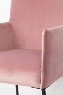 Lænestol \'Dion\' - Sammet/Rosa