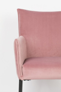 Lænestol \'Dion\' - Sammet/Rosa