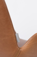 Stol \'Brit\' - Læder/Brun