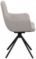 Karmstol \'Lowell\' Drejbar - Grå